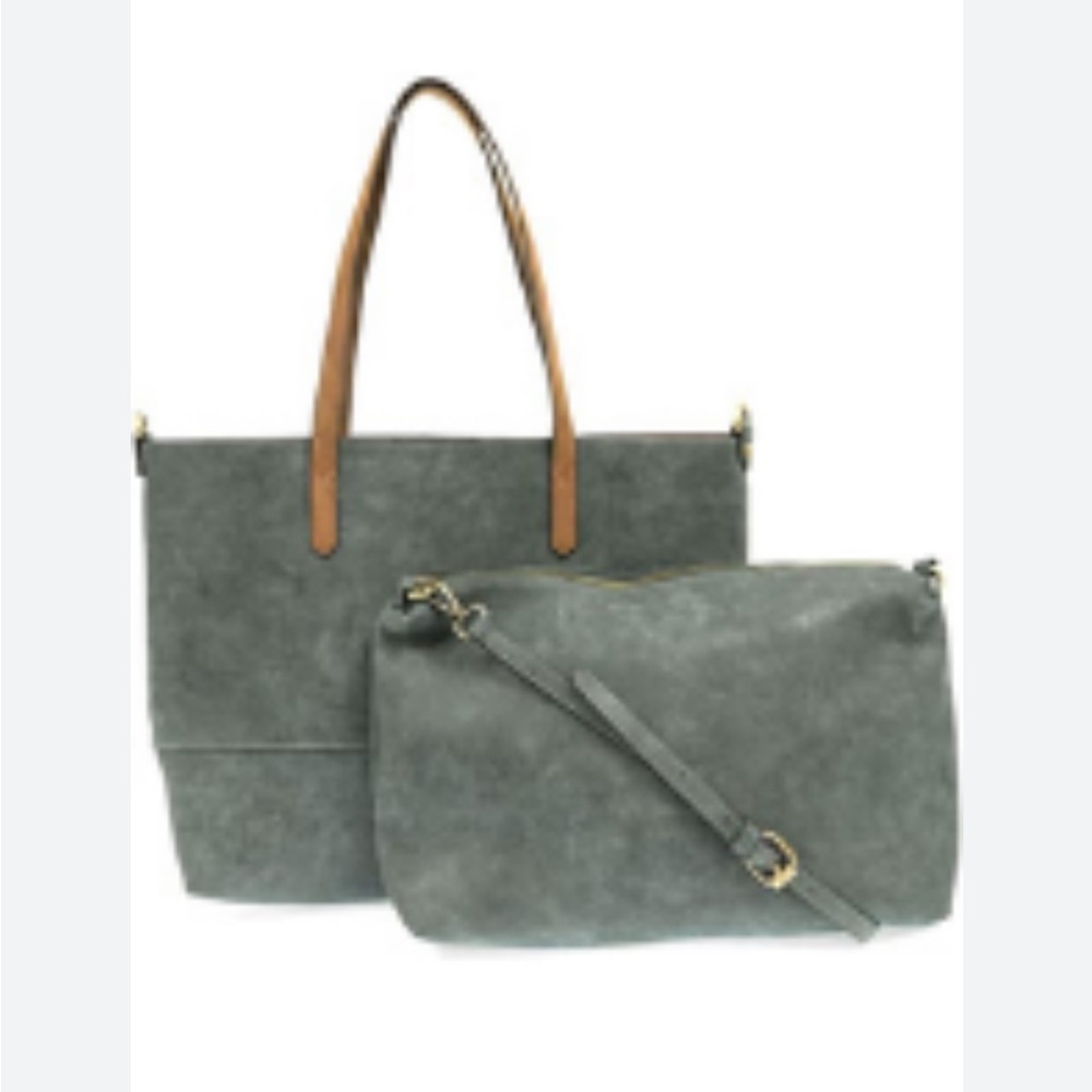 🌿🌱NWOT Joy Susan Gray and Brown Totes Collection